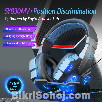 SY830 Wired Gaming Stereo Over-Ear Headphone